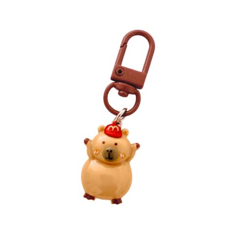 Zestaw Mini Breloczki Kapibara Figurki Ozdoby Do Kluczy 4 szt. LEAN TOYS