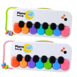 Edukacyjne Pianinko Muzyczne Dla Dzieci Interaktywne Kolorowe Koraliki LEAN Toys