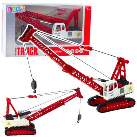 Dźwig Gąsienicowy Kratownicowy Regulacja Światła Dźwięki Metalowy LEAN Toys