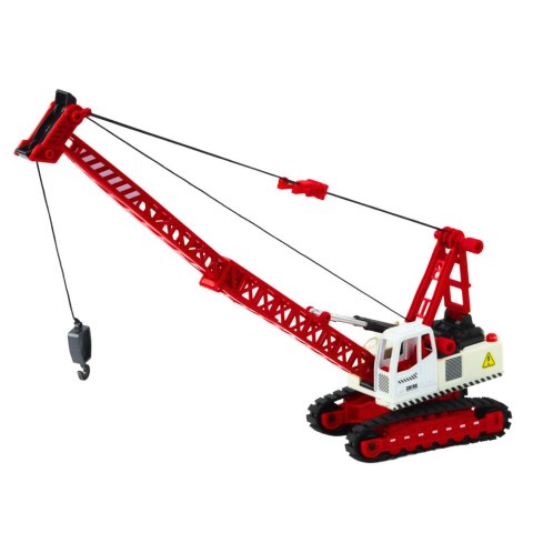 Dźwig Gąsienicowy Kratownicowy Regulacja Światła Dźwięki Metalowy LEAN Toys