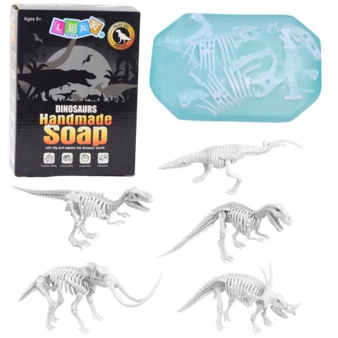 Zestaw Kreatywny 2w1 Tworzenie Mydła Wykopaliska Dinozaury LEAN Toys