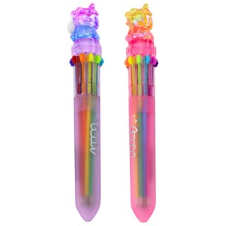 Długopis Z Jednorożcem Wielokolorowy Automatyczny Dla Dzieci 10w1 Mix LEAN