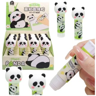 Klej W Sztyfcie Szkolny Biurowy Panda Zielony 3D LEAN