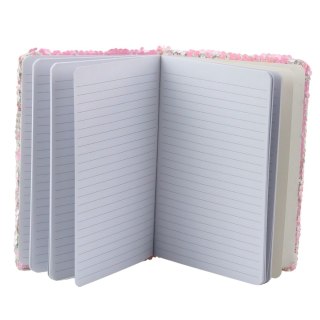 Zeszyt Notatnik W Linie Cekiny Dwukolorowe Jednorożec A5 80 Kartek LEAN