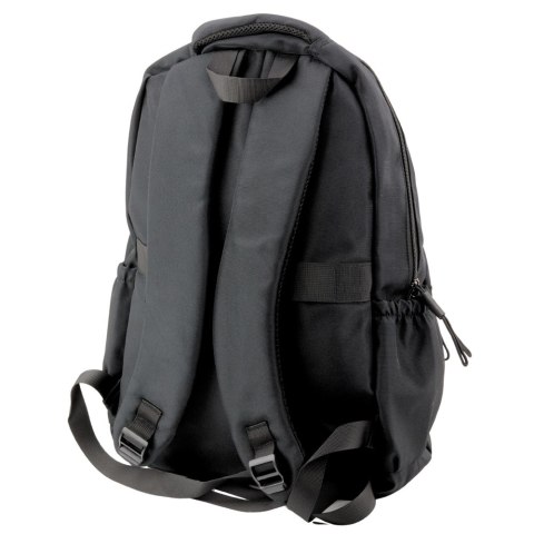 Plecak Szkolny Miejski Przegroda Środkowa SH Czarny 38cm 20L LEAN