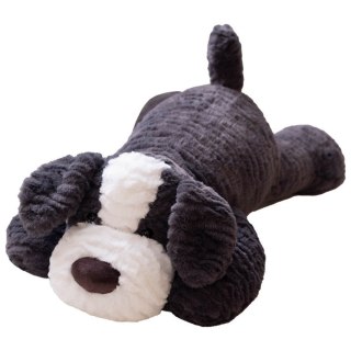 Pluszowa Maskotka Przytulanka Piesek Ciemnoszary 30cm LEAN Toys