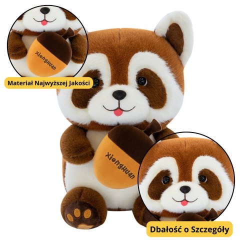 Pluszowa Maskotka Przytulanka Szop Z Żołędziem 23cm LEAN Toys