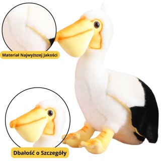 Pluszowy Pelikan Ptak Pluszak Maskotka Przytulanka 24cm LEAN Toys