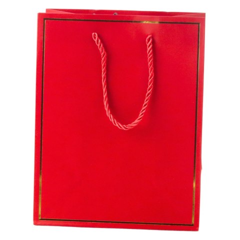 Torba Prezentowa Ze Złotą Ramką Mix Kolor 23 x 18 x 10 cm LEAN