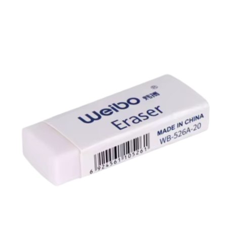 Gumka Do Mazania Szkolna Biurowa Biała WB-527-40 3,5cm LEAN