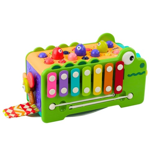 Krokodyl Interaktywny Kostka Edukacyjna Wielofunkcyjna Dźwięki LEAN Toys
