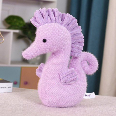 Maskotka Pluszowa Przytulanka Konik Wodny Fioletowy 25cm LEAN Toys
