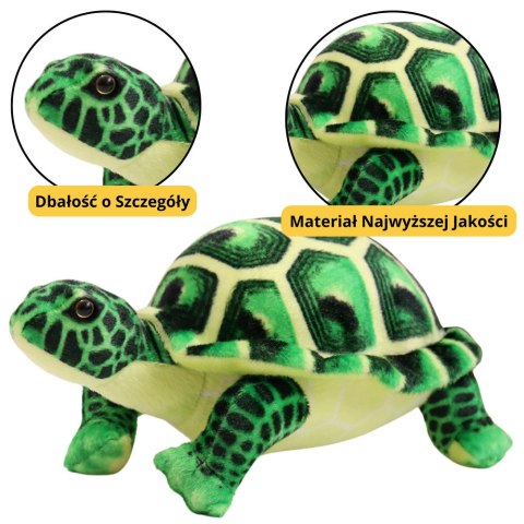 Maskotka Pluszowa Żółw Przytulanka Pluszak Zielony 25cm LEAN Toys
