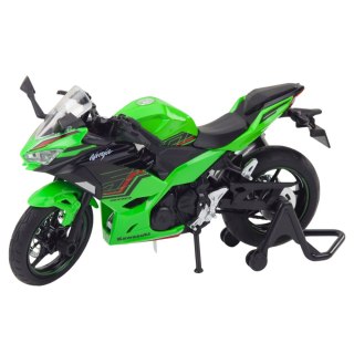Motocykl Sportowy Metalowy Światła Dźwięki Zielony 1:12 LEAN Toys