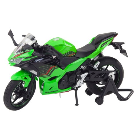 Motocykl Sportowy Metalowy Światła Dźwięki Zielony 1:12 LEAN Toys