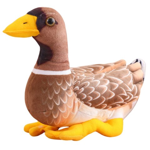 Pluszowa Maskotka Przytulanka Kaczka Brązowo Żółta 28cm LEAN Toys