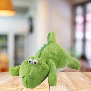 Pluszowa Maskotka Przytulanka Krokodyl Jasnozielony 42cm LEAN Toys