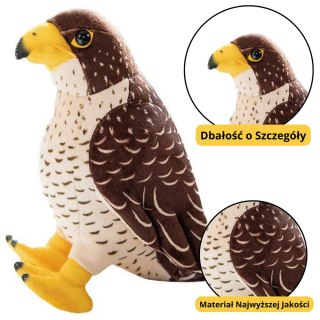 Pluszowa Maskotka Przytulanka Ptak Sokół Brązowy 30cm LEAN Toys