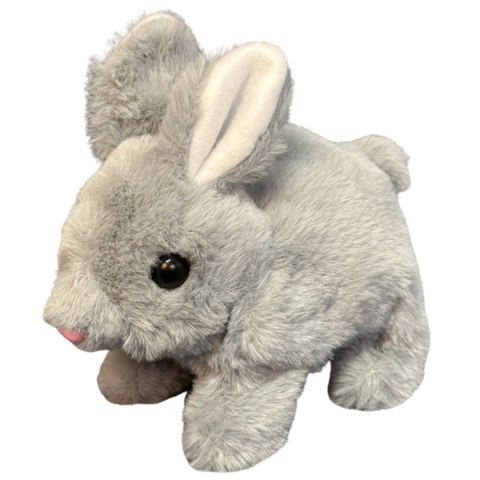Pluszowa Maskotka Przytulanka Zając Królik Szary 18cm LEAN Toys