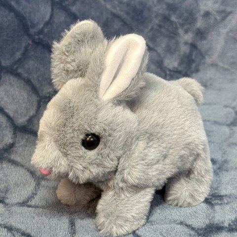Pluszowa Maskotka Przytulanka Zając Królik Szary 18cm LEAN Toys