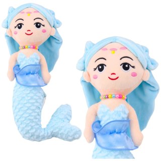 Pluszowa Syrenka z Koralami Przytulanka Niebieska 32cm LEAN Toys