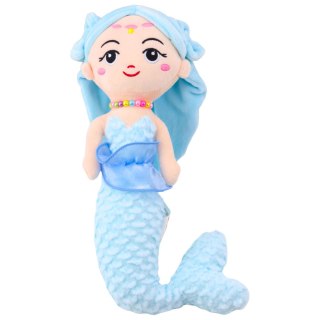 Pluszowa Syrenka z Koralami Przytulanka Niebieska 32cm LEAN Toys