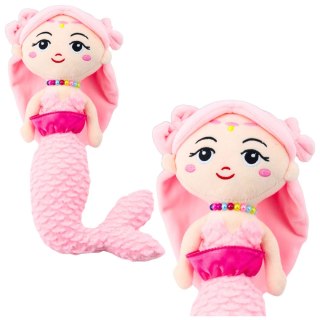 Pluszowa Syrenka z Koralami Przytulanka Różowa 32cm LEAN Toys