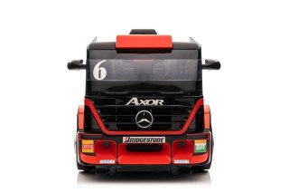Auto Na Akumulator Mercedes + Naczepa XMX622B Czerwony LCD LEAN CARS