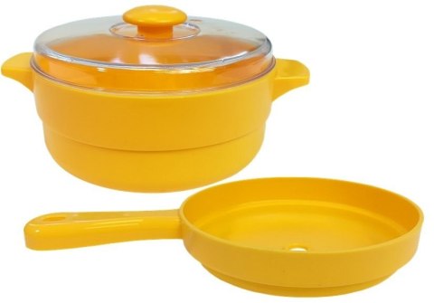 Kuchnia Dziecięca Pomarańczowa Warzywa Akcesoria Sztucce LEAN Toys