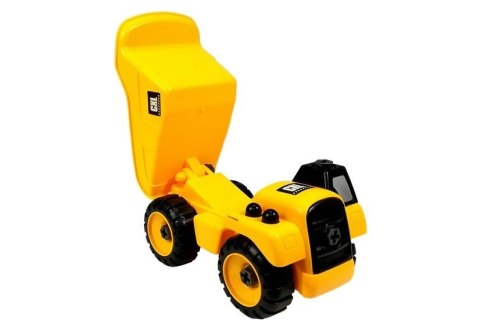 Zestaw autek Dźwig Wywrotka Koparka do Rozkręcania LEAN Toys