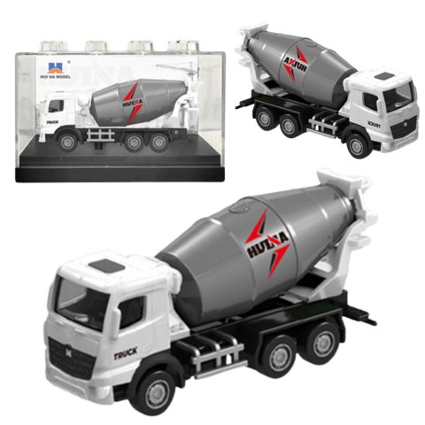 Betoniarka Metalowa Model Kolekcjonerski Huina Biała 1:80 HUINA