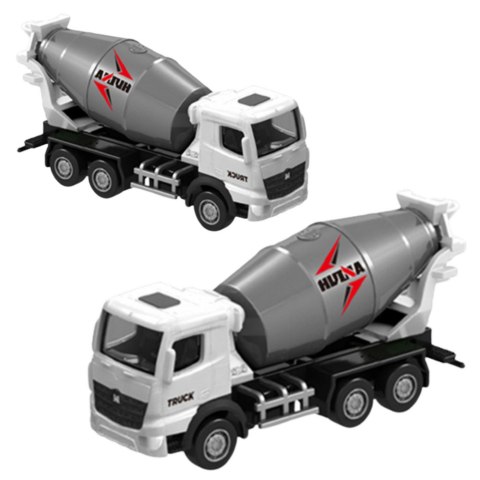 Betoniarka Metalowa Model Kolekcjonerski Huina Biała 1:80 HUINA