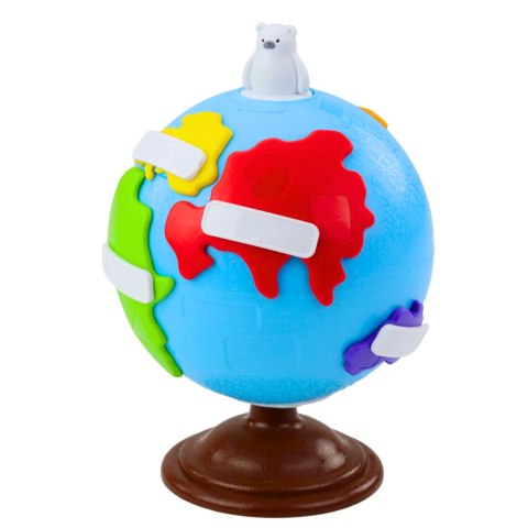 Interaktywny Globus Edukacyjny Dla Malucha Kontynenty Obrotowy LEAN Toys
