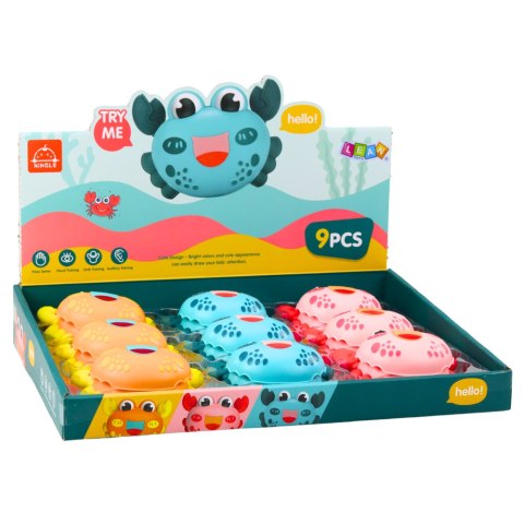 Krab Interaktywny Z Napędem MIX Kolorowy Jeżdżący LEAN TOYS