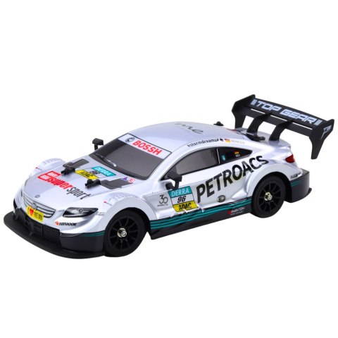 Samochód Wyścigowy Auto Do Driftu RC Srebrne 30km/h 1:16 LEAN Toys