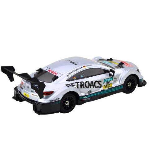 Samochód Wyścigowy Auto Do Driftu RC Srebrne 30km/h 1:16 LEAN Toys