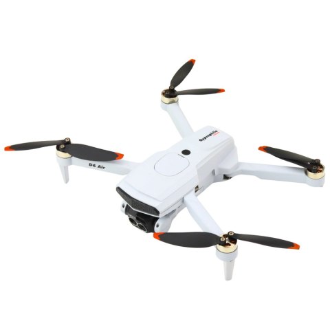 Dron D6 PRO Kamera Światła LED Aplikacja Jasnoszary LEAN Toys