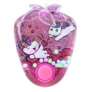 Gra Wodna Zręcznościowa Kieszonkowa Jednorożce Kolorowe Mix LEAN TOYS