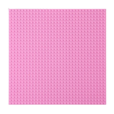 Płyta Plansza Konstrukcyjna Do Klocków Budowania Różowa 25,5x25,5 cm LEAN TOYS