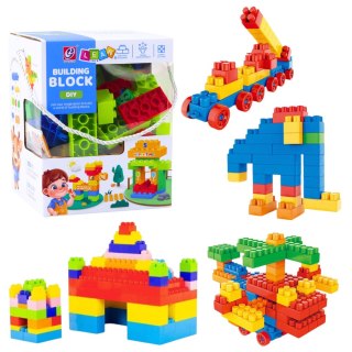 Zestaw Klocki Konstrukcyjne Przestrzenne Kolorowe 100 el. LEAN Toys
