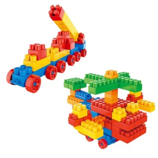 Zestaw Klocki Konstrukcyjne Przestrzenne Kolorowe 100 el. LEAN Toys