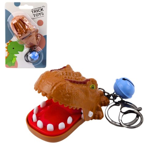 Gra Zręcznościowa Dentysta Dinozaur Brelok Zawieszka 2w1 LEAN TOYS