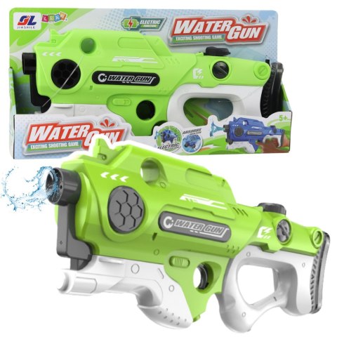 Karabin Pistolet Na Wodę Elektryczny Automatyczny Zielony LEAN Toys