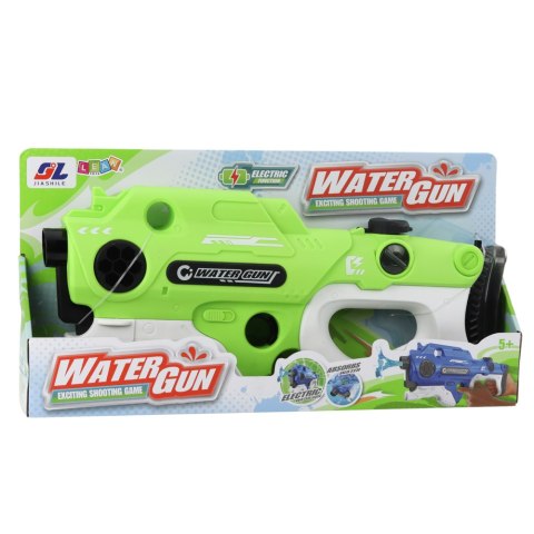 Karabin Pistolet Na Wodę Elektryczny Automatyczny Zielony LEAN Toys