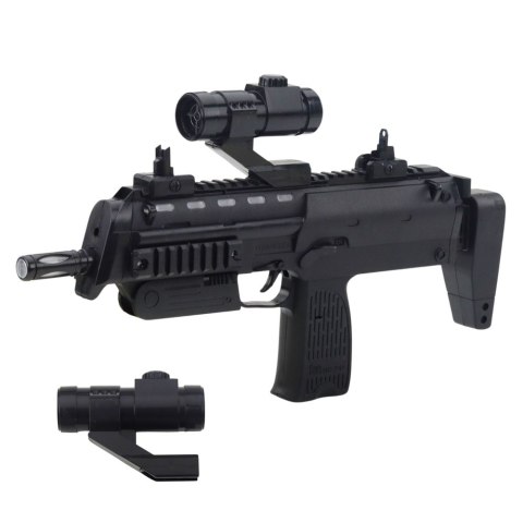 Karabin Zabawkowy Broń Światła Dźwięki Celownik Czarny 41cm LEAN Toys