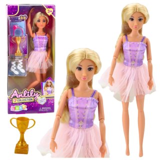 Lalka Anlily Baletnica W Sukience Ruchome Kończyny Akcesoria LEAN Toys