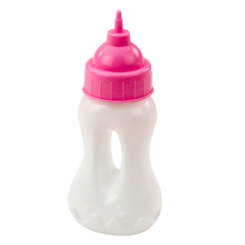 Lalka Bobas Z Butelką Do Karmienia Sukienka Pudrowy Róż Dźwięki 30cm LEAN Toys