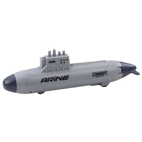 Statek Łódź Podwodna Strzelająca Torpedami Napęd Szara 28cm LEAN Toys