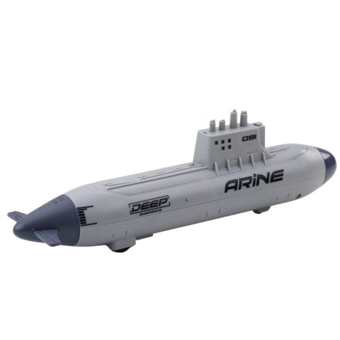 Statek Łódź Podwodna Strzelająca Torpedami Napęd Szara 28cm LEAN Toys