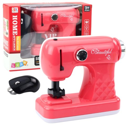 Zabawkowa Maszyna Do Szycia Z Myszką Dla Dzieci Światła Różowa LEAN Toys